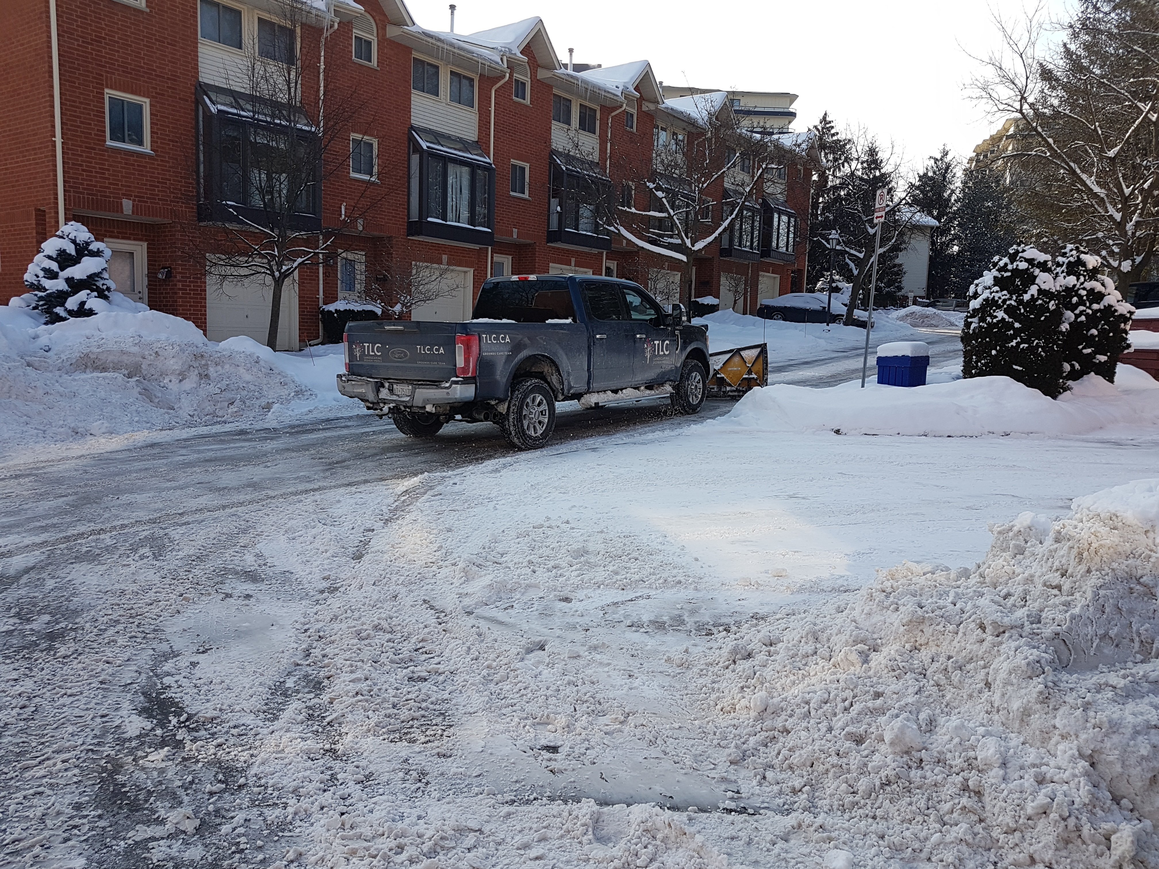 snow and ice removal, snow plowing, tlc landscaping